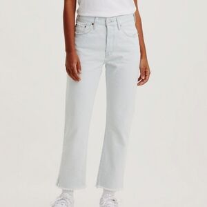 Levi's Premium 501 Original Cropped Jeans, Light Wash, Size 29